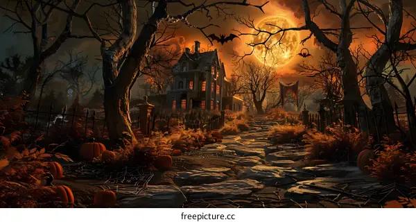 Halloween Pumpkin House