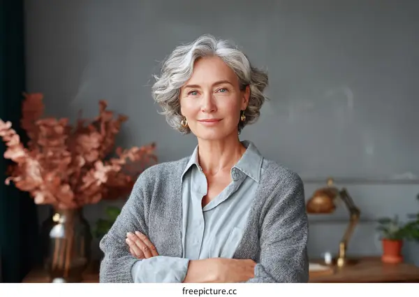 Confident Senior Woman Portrait