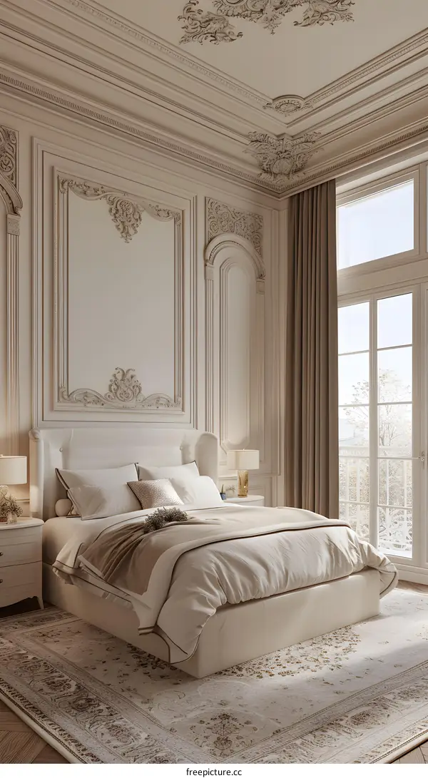 European style bedroom