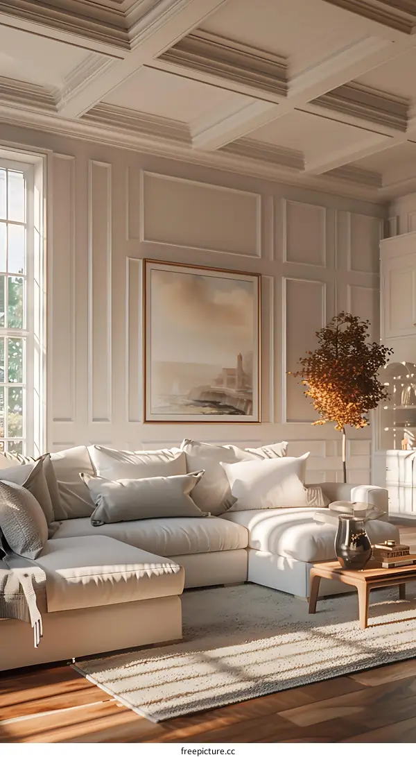 American country style living room