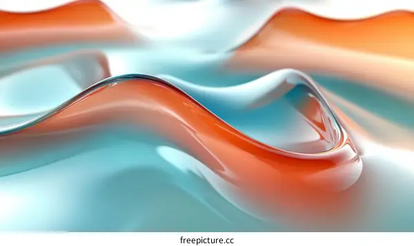 Abstract Liquid Flowing Colors Design