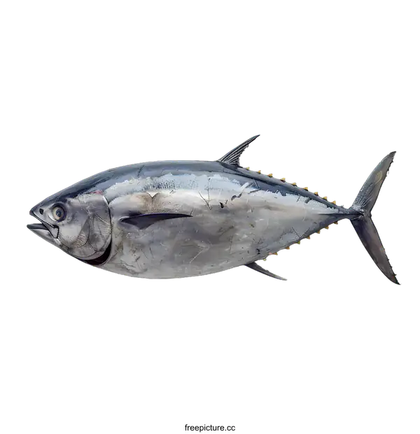 [Transparent Background PNG]Fresh Tuna Fish on White Background