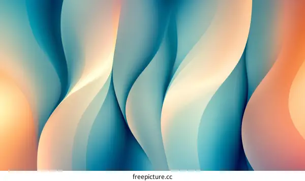Abstract Colorful Wave Design Background