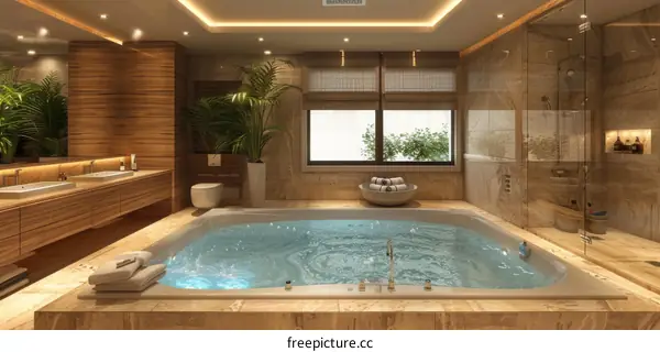 Luxury Modern Spa Bathroom Design