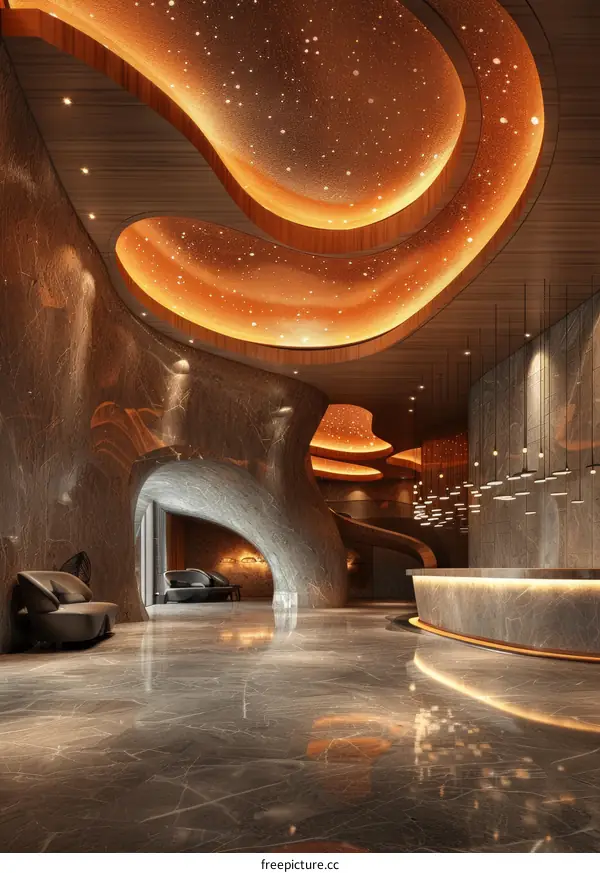 Luxury Hotel Lobby Interior Design