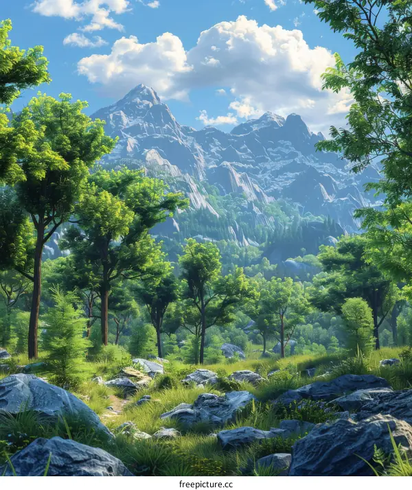 Majestic Rocky Mountains Landscape