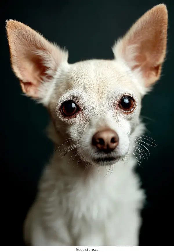 Close Up Portrait of a Chihuahua