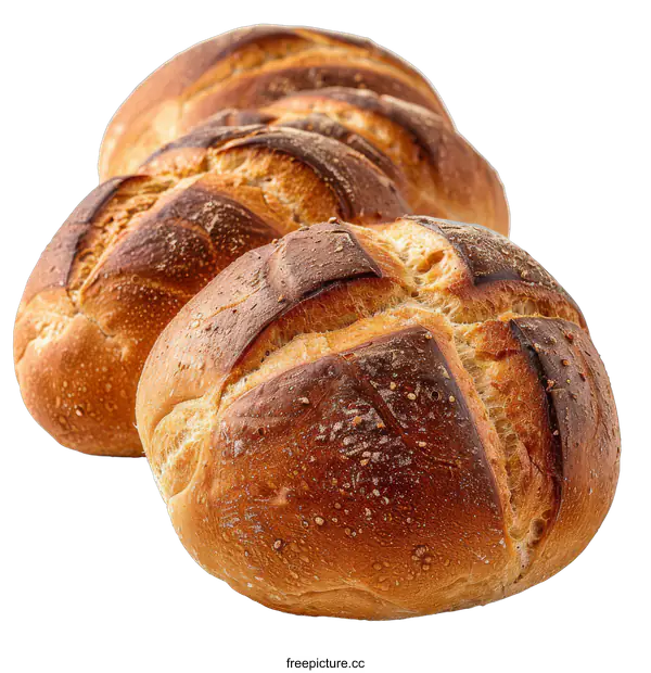 [Transparent Background PNG]Loaf of bread isolated on transparent background