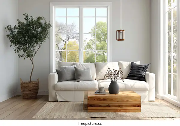 Modern Minimalist Living Room Interior Design