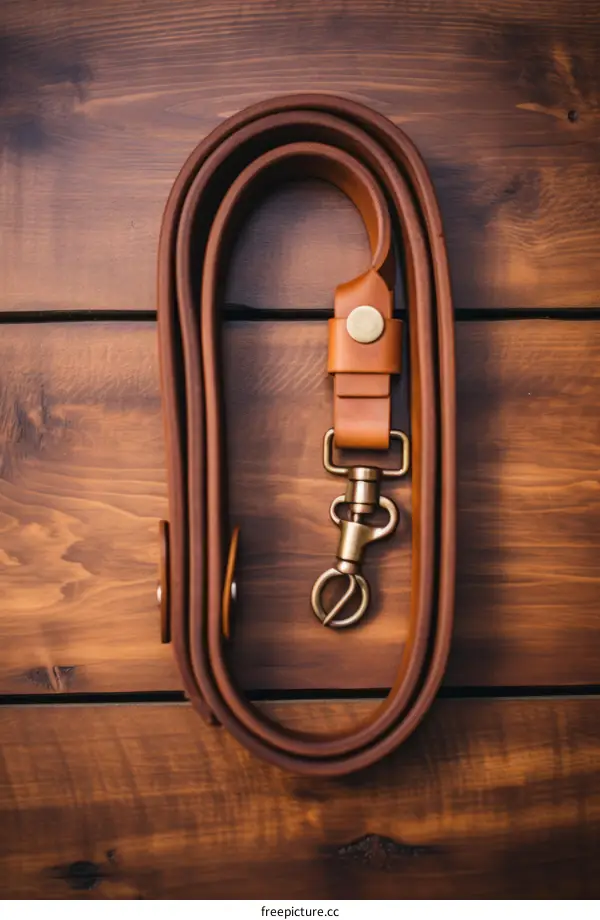 Handmade Leather Camera Strap with Brass Hardware