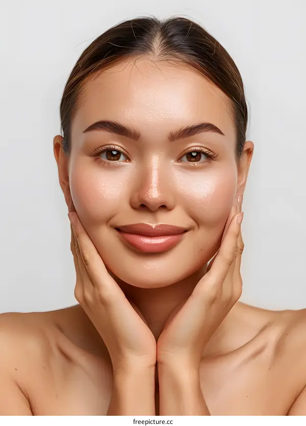 Beautiful Asian Woman With Perfect Skin