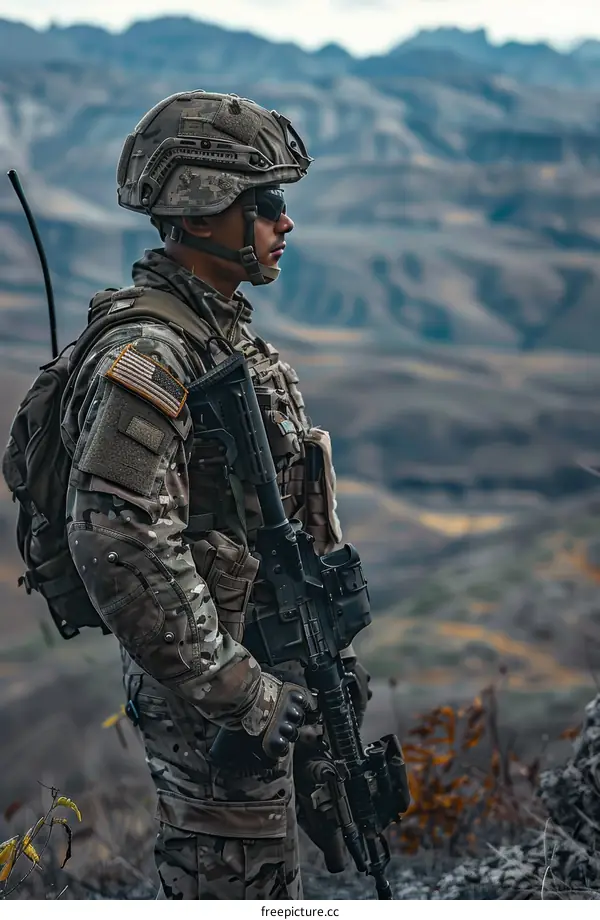 Soldier in Afghanistan