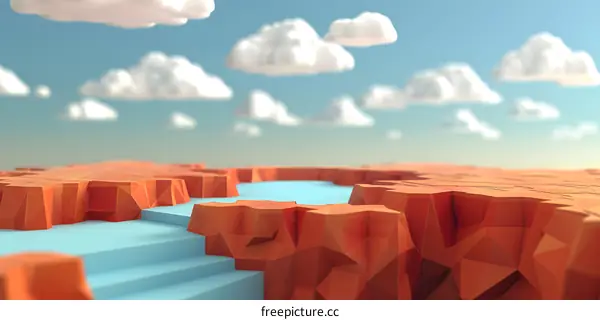 Blue River Through Red Canyon