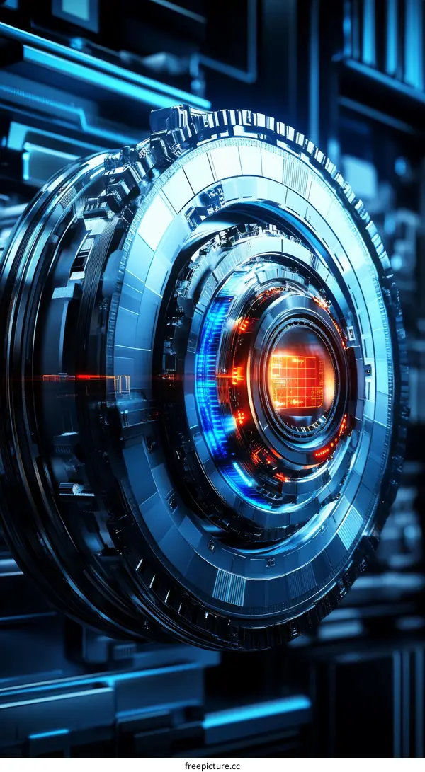 Futuristic Technological Device Illustration