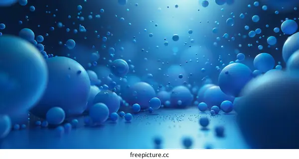 Blue Spheres