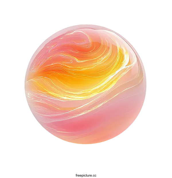 [Transparent Background PNG]Abstract Colorful Sphere Design