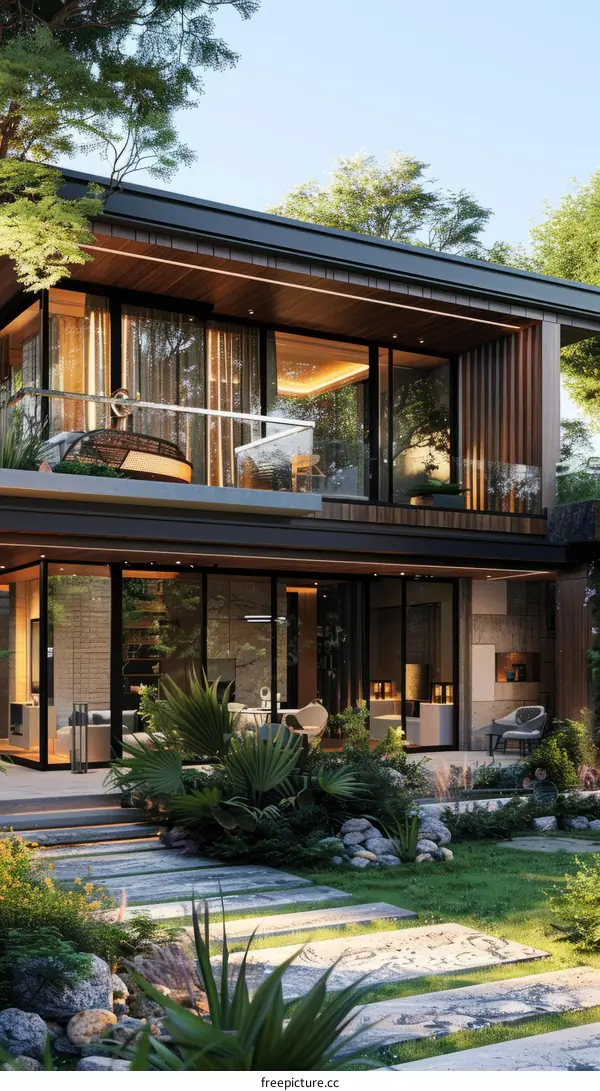Modern Luxury Home with Natural Elements