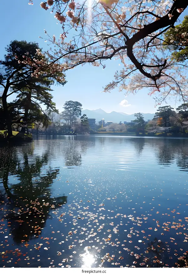 Spring in Kenrokuen Garden, Kanazawa, Japan