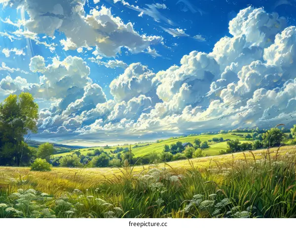 A Summer Day in the Meadow