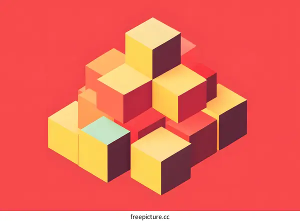 Abstract Geometric Shapes Background