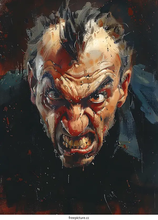 Portrait of an Angry Man
