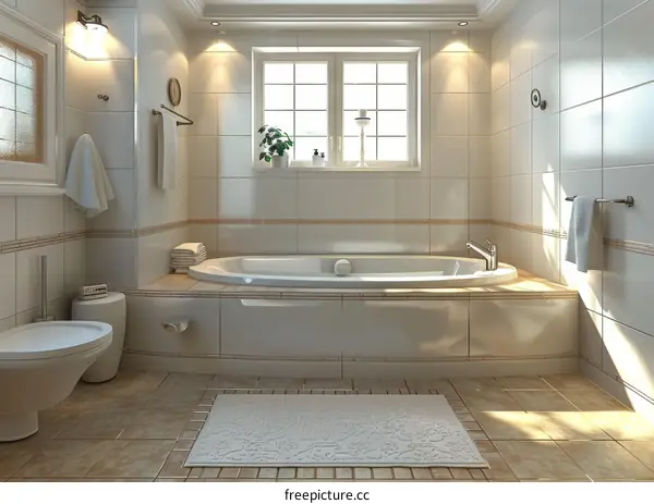 Modern Elegant Bathroom Interior Design