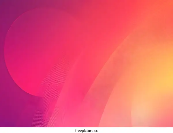 Abstract Pink and Yellow Gradient Background
