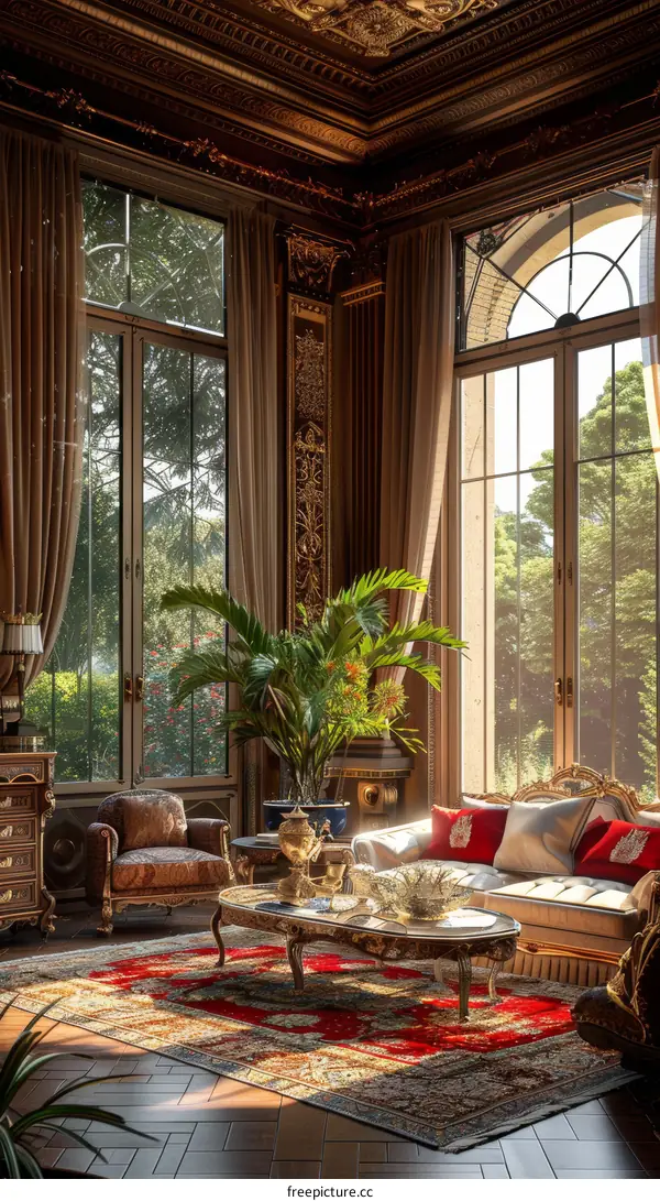 Retro Luxury Living Room