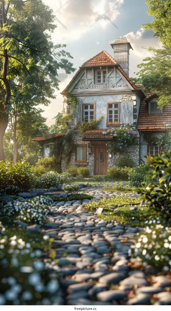 Charming stone cottage in the woods