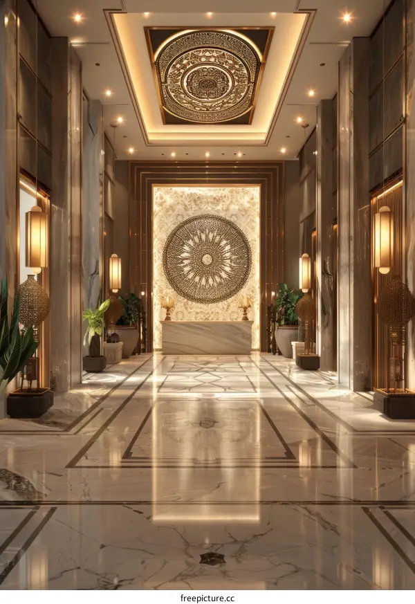 Majestic Hotel Lobby: Epitome of Architectural Grandeur