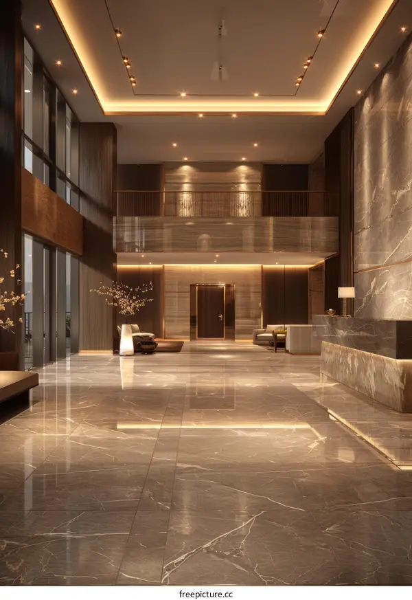 Modern Hotel Lobby Interior Design