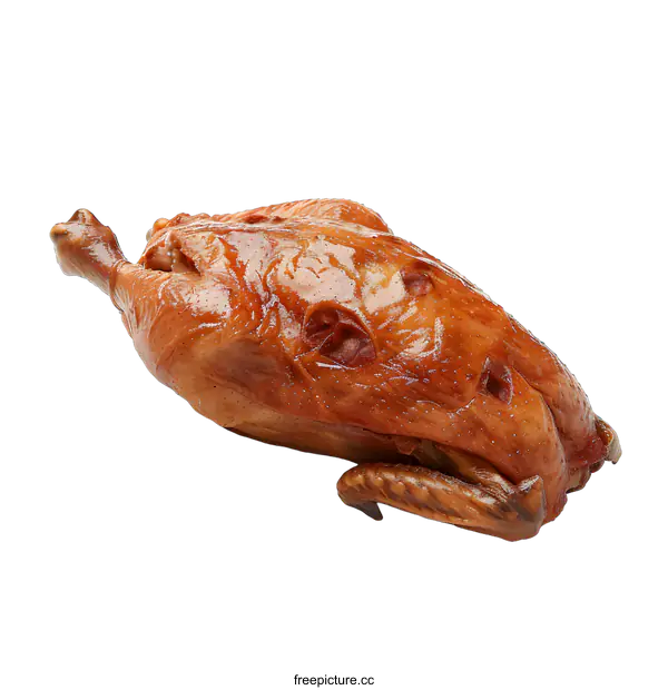 [Transparent Background PNG]Roasted Chicken on White Background
