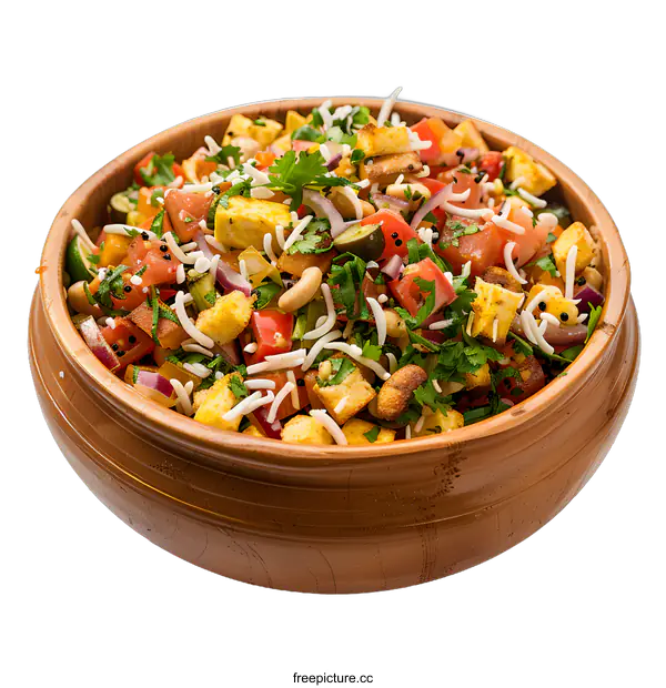 [Transparent Background PNG]Indian food bhelpuri