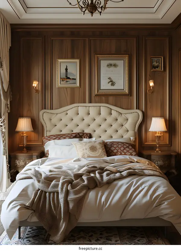 European-style bedroom