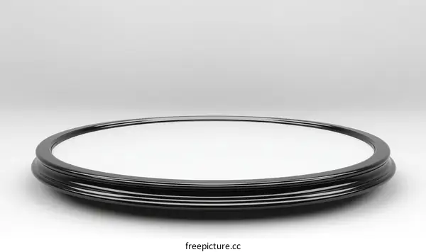 Black Round Display Platform for Products