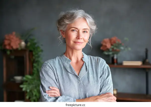 Confident Senior Woman Portrait