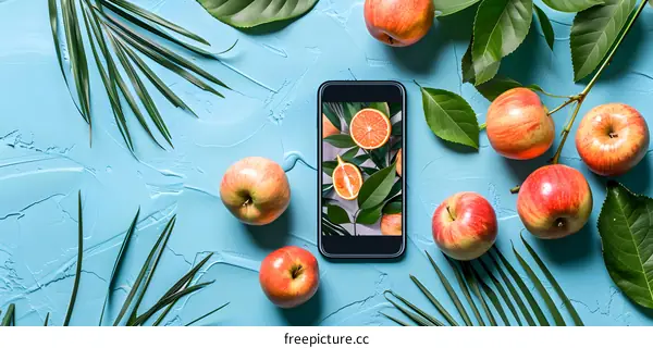 Summer Fruit Phone Background