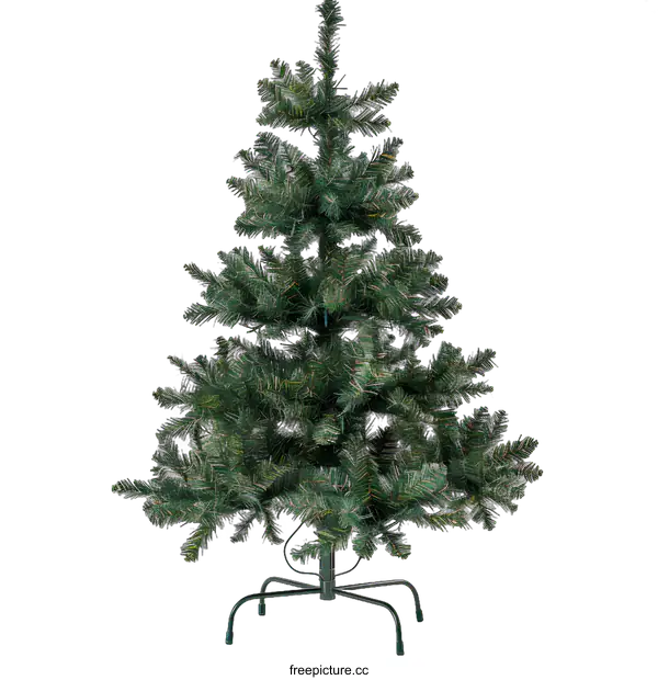 [Transparent Background PNG]Artificial Christmas Tree with Green Foliage