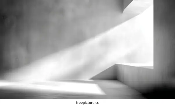 Abstract Architectural Interior Space Design