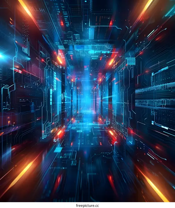 futuristic technology background