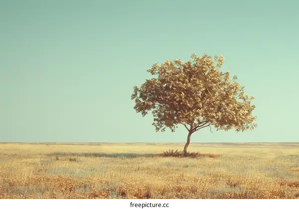 Lonely Tree in the Middle of a Field
