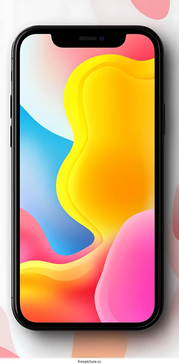 Abstract Colorful Mobile Phone Screen Wallpaper