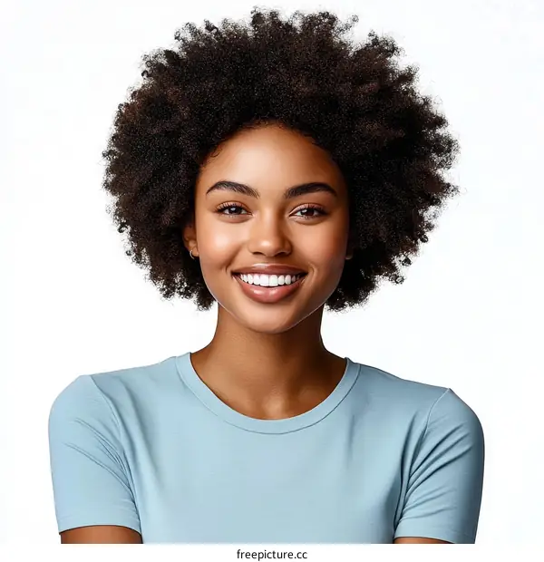 Smiling African American Woman Portrait