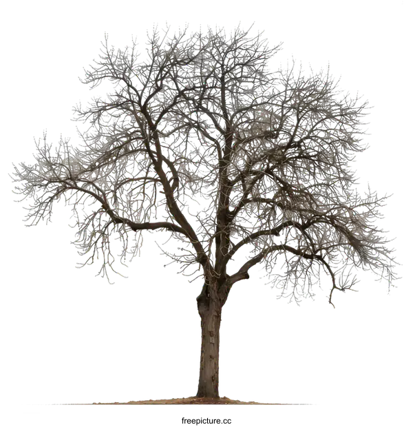 [Transparent Background PNG]Bare Tree with White Background