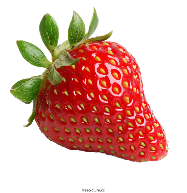 [Transparent Background PNG]Fresh Ripe Strawberry