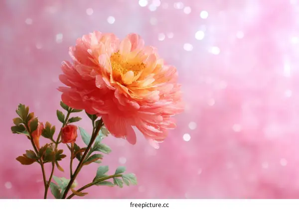 Beautiful Pink Flower Arrangement Close-up