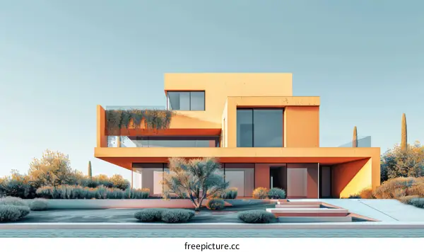 Modern Minimalist Prefab Home Design With Pool