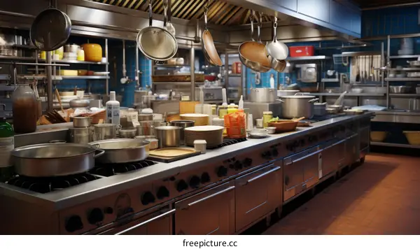 Stainless Steel Commercial Kitchen