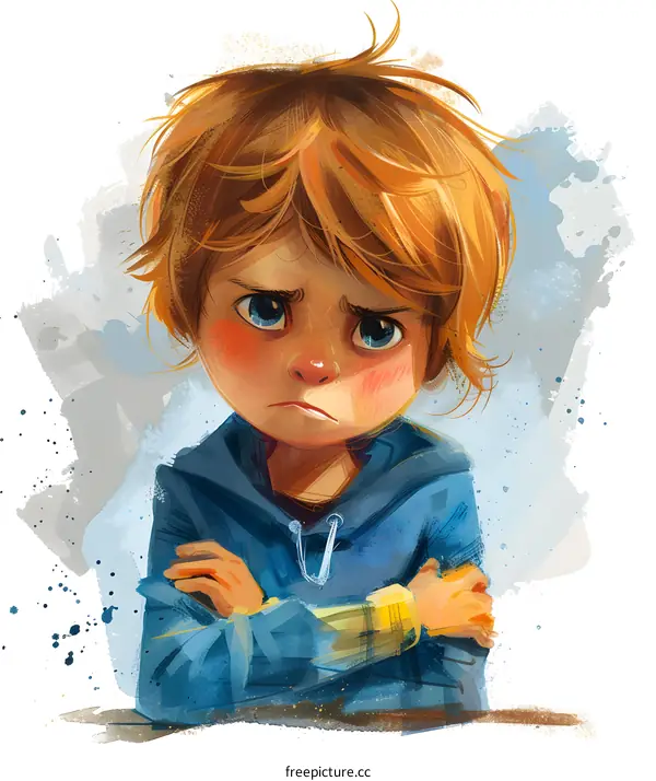 boy with crossed arms