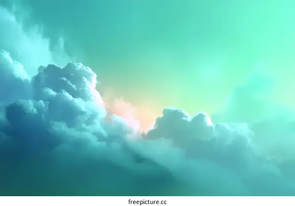 Colorful Sky Cloudscape Artwork